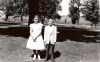 Aug 1953 Tom Kelley Meador and Cousin Elizabeth Kelley, taken on Meador farm, previously childhood home of Cott Kelley